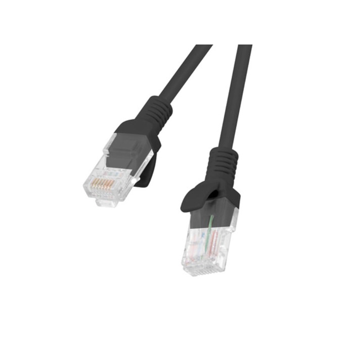 Câble Patchcord Ethernet Lanberg Rj45 Cat.6 15m PCU6-10CC-1500-BK