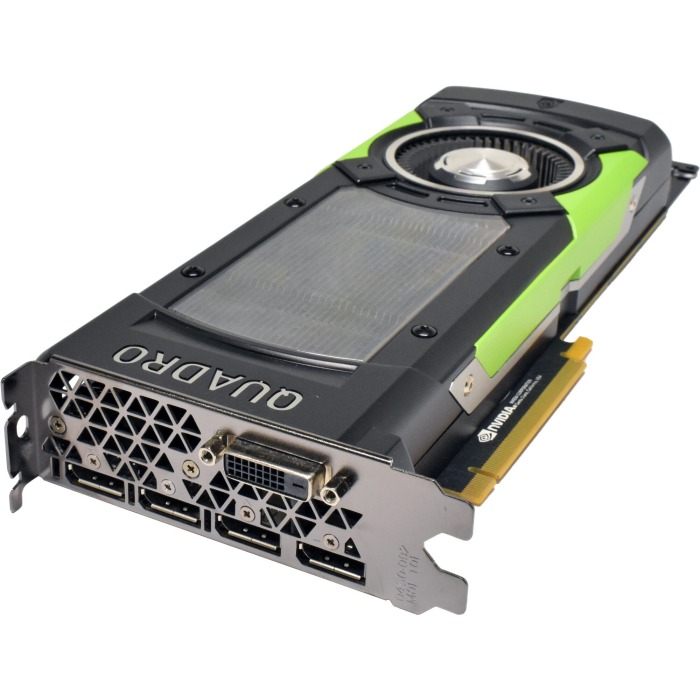 Carte graphique NVidia Quadro P6000 24GB GDDR5X PCI-E 3.0 x16 4x DisplayPort 1.4a, DVI 250W 699-5G611-0500-210