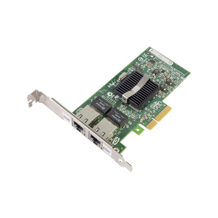 Carte réseau Intel Pro 1000PT 2x1GbE RJ45 PCIe 1.0a ADAPTER EXPI9402PTBLK