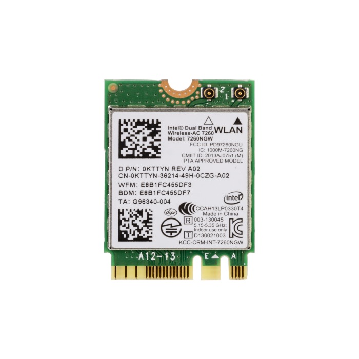 Carte réseau Intel Wireless 7260 WLAN WiFi 802.11 KTTYN