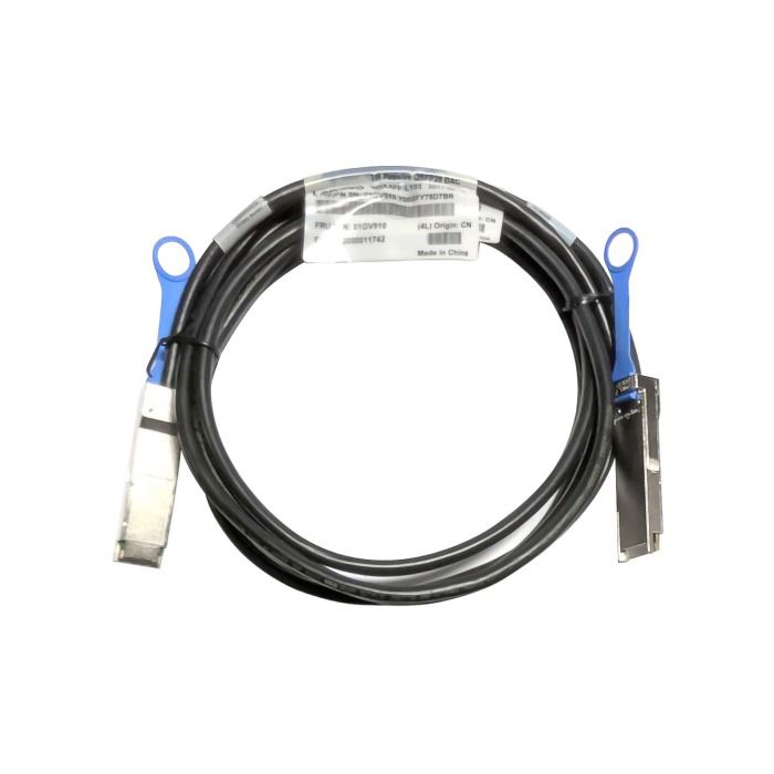 DAC cable Lenovo SFF-8665 QSFP28 100GbE do SFF-8665 QSFP28 100GbE 3m 01GV910