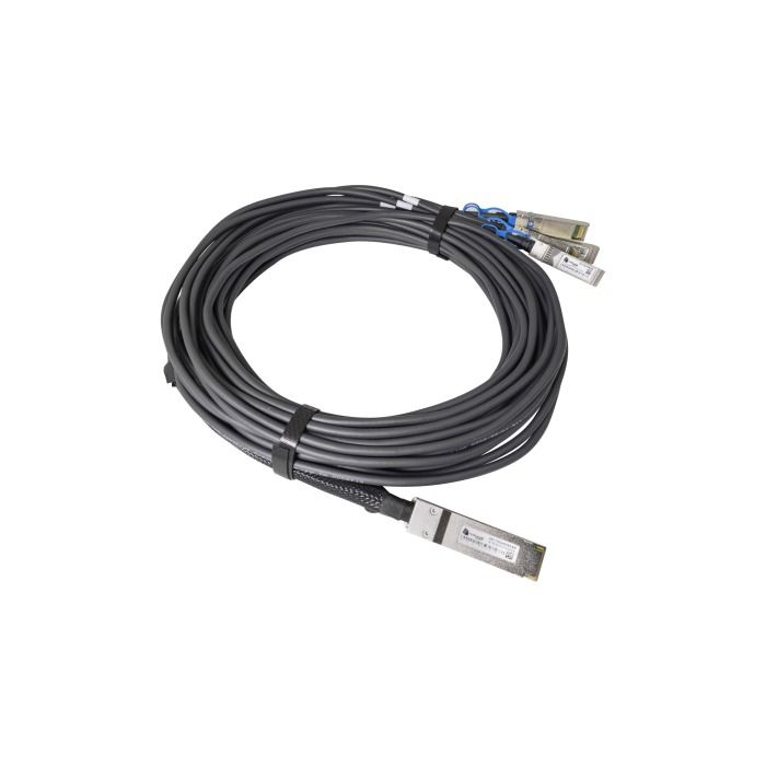DAC cable SFF-8636 QSFP28 100GbE to 4xSFF-8402 SFP28 25GbE 5M