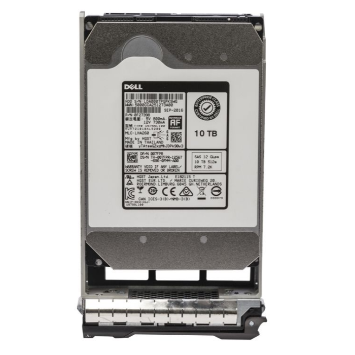 Disque dur Dell 10TB HDD SAS 12G 3.5" 07FPR