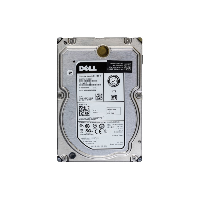 Disque dur Dell 1TB 7.2K HDD SATA 6G 3.5" 128MB TW8VV