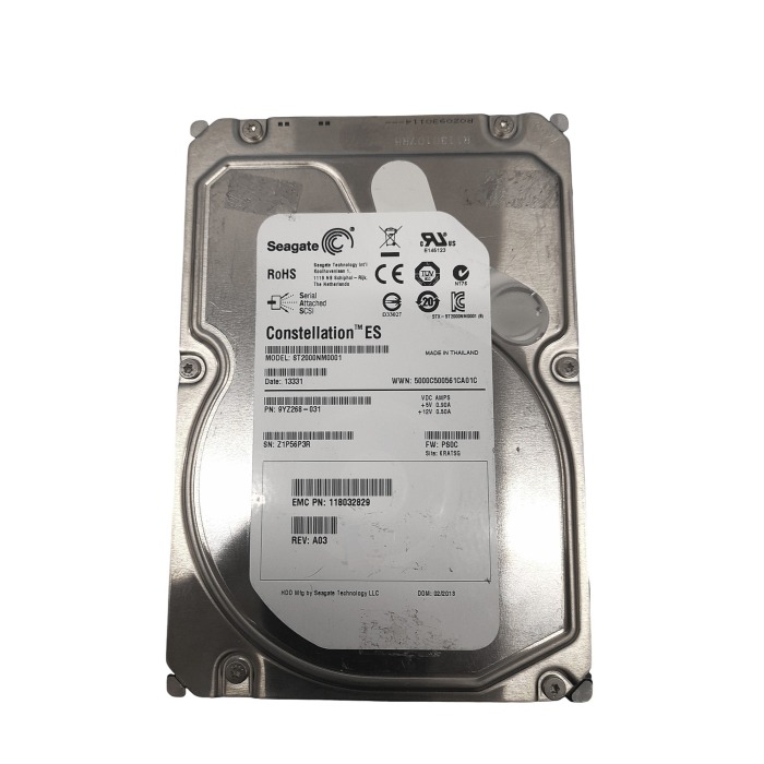 Disque dur Dell 2TB 7.2K HDD SAS 6G 3.5" 512e 64MB 9YZ268-031