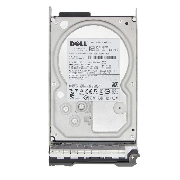 Disque dur Dell 2TB HDD SATA 3G 3.5" 0H6GP