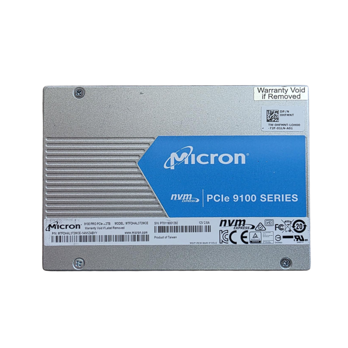 Disque dur Dell 3.2TB SSD NVMe PCIe 3.0x4 U.2 MLC HFMNT