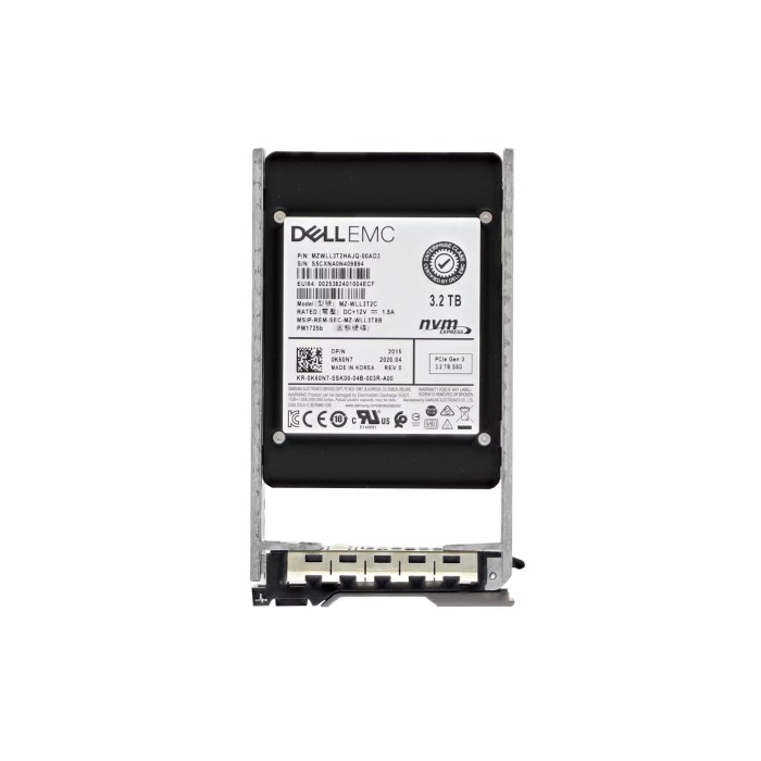 Disque dur Dell 3.2TB SSD PCIe NVMe PCIe 3.0x4 U.2 2.5" TLC RI K60N7