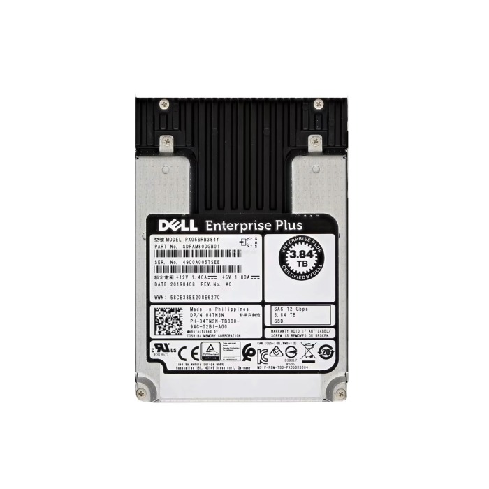 Disque dur Dell 3.84TB SSD SAS 12G 2.5" RI 4TN3N