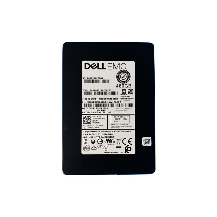 Disque dur Dell 480GB SSD SATA 6G 2.5" TLC RI 02M3C