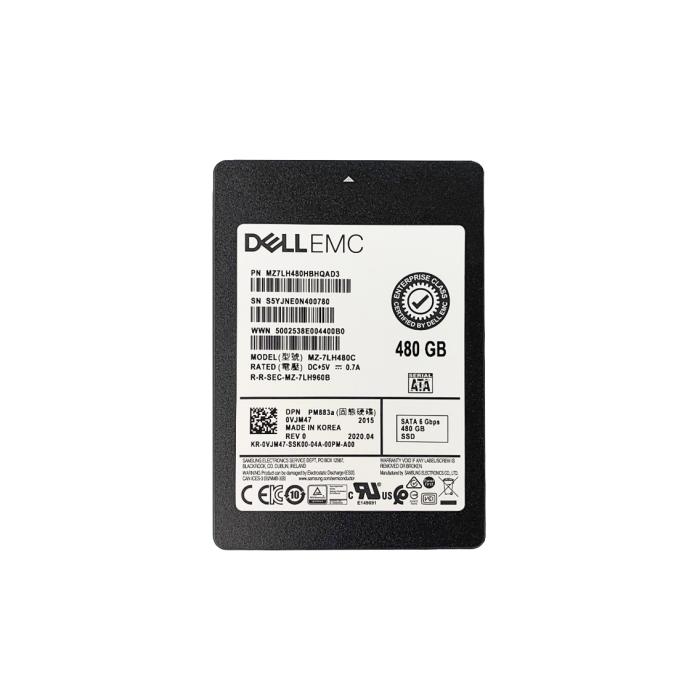 Disque dur Dell 480GB SSD SATA 6G 2.5" TLC RI VJM47