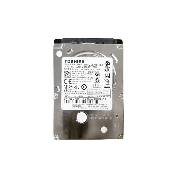 Disque dur Dell 500GB hybride SSD/HDD drive SATA 6G 2.5" CJDWT