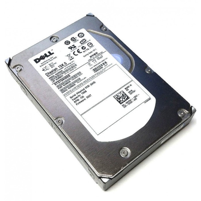 Disque dur Dell 73GB 15K HDD SAS 3G 3.5" 512e 16MB GY581