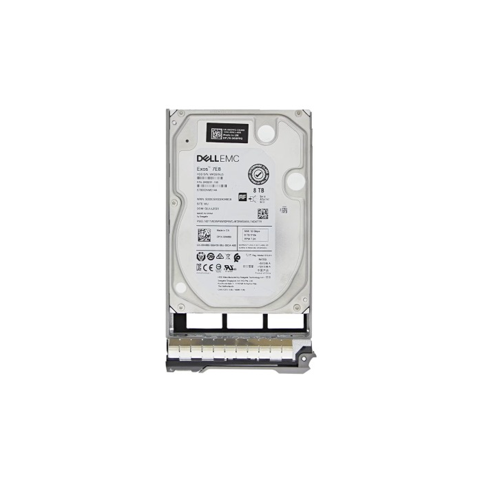 Disque dur Dell 8TB 7.2K HDD SAS 12G 3.5" 512e 256MB 0N660