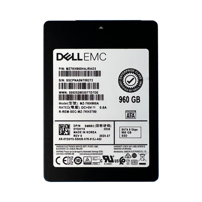 Disque dur Dell 960GB SSD SATA 6G 2.5" MLC MU YDHYX