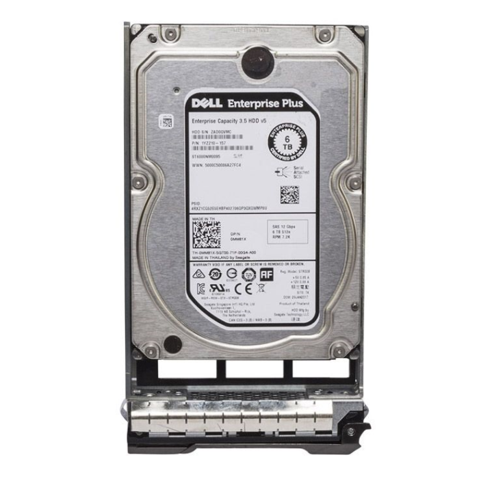 Disque dur Dell Compellent 6TB 7.2K HDD SAS 12G 3.5" 512e 256MB MM81X-CMP