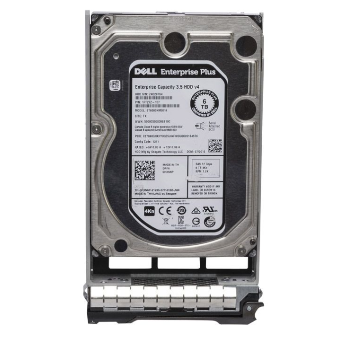 Disque dur Dell Equallogic 6TB HDD SAS 12G 3.5" HXN6P-EQL