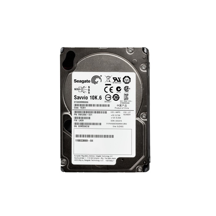 Disque dur EMC 600GB 10K SAS 6G 2.5" 64MB 118033069-04