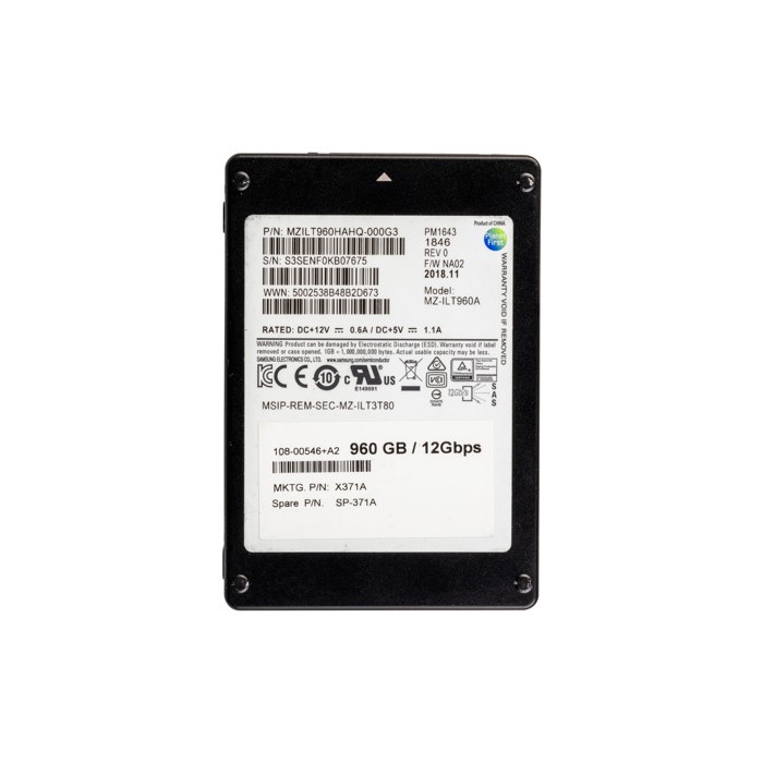 Disque dur HP 480GB SSD SAS 12G 2.5" MLC RI 787177-001
