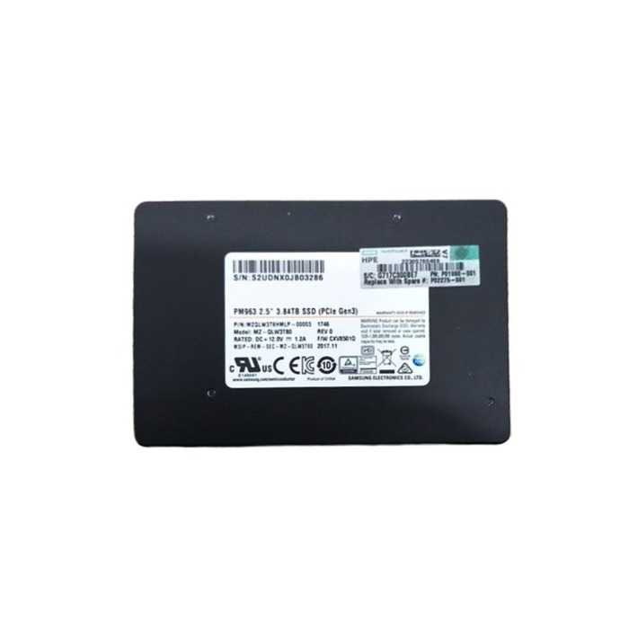 Disque dur HPE 3.84TB SSD NVMe PCIe 3.0x4 U.2 2.5" TLC P01990-001