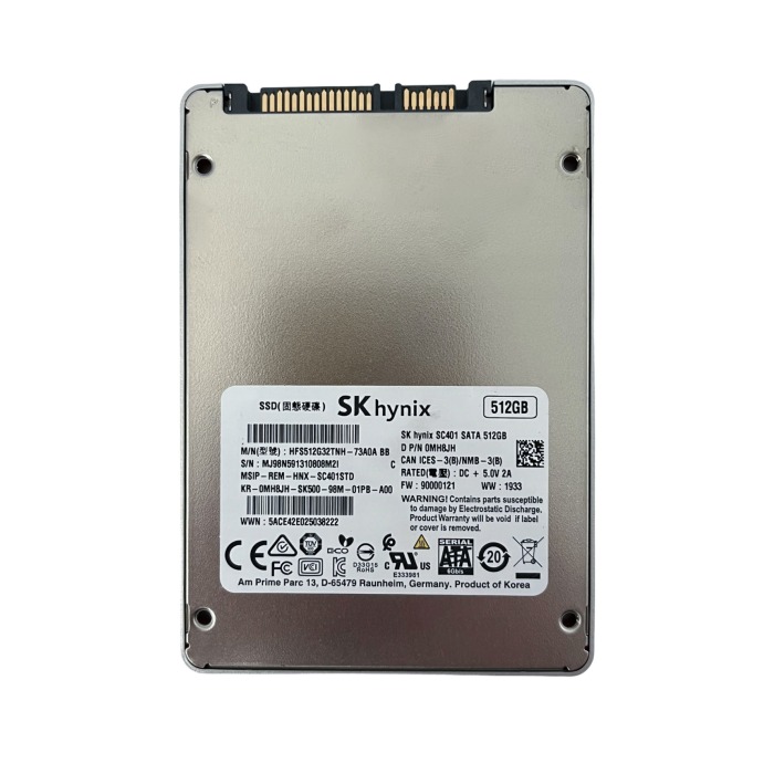 Disque dur Hynix 512GB SSD SATA 6G 2.5" MLC MH8JH