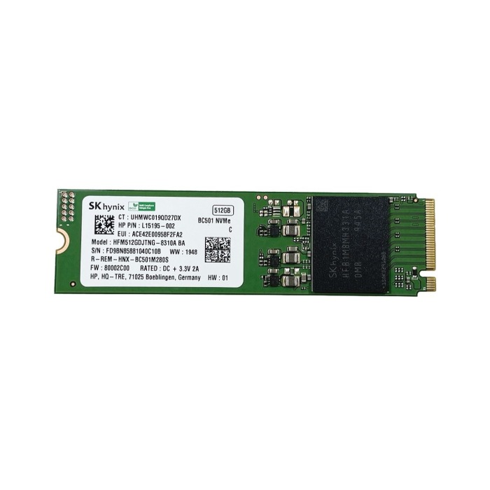 Disque dur Hynix HPE 512GB SSD NVMe PCIe 3.0x4 M.2 2280 TLC L15195-002