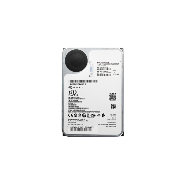 Disque dur IBM 12TB 7.2K HDD SAS 12G 3.5" 02YC072