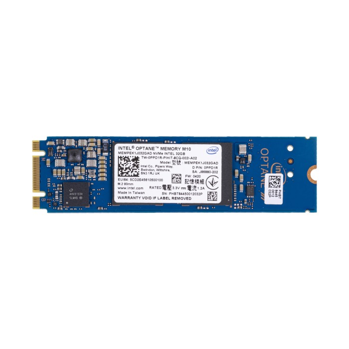 Disque dur Intel Optane 32GB SSD PCIe NVMe 3.0x2 M.2 2280 PPD1R