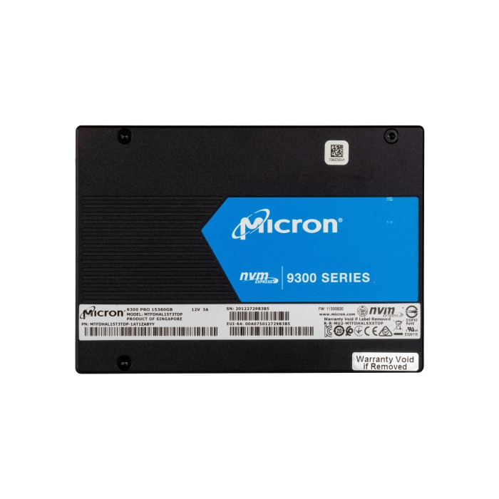 Disque dur Micron 15.36TB SSD NVMe PCIe 3.0x4 U.2 TLC MTFDHAL15T3TDP-1AT1ZABYY
