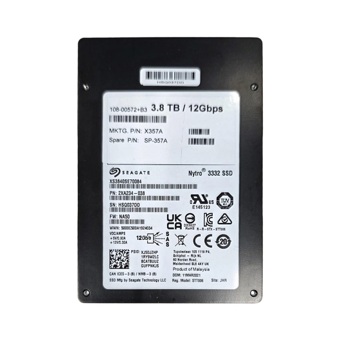 Disque dur Netapp 3.84TB SSD SAS 12G 2.5" TLC RI 108-00572+B3