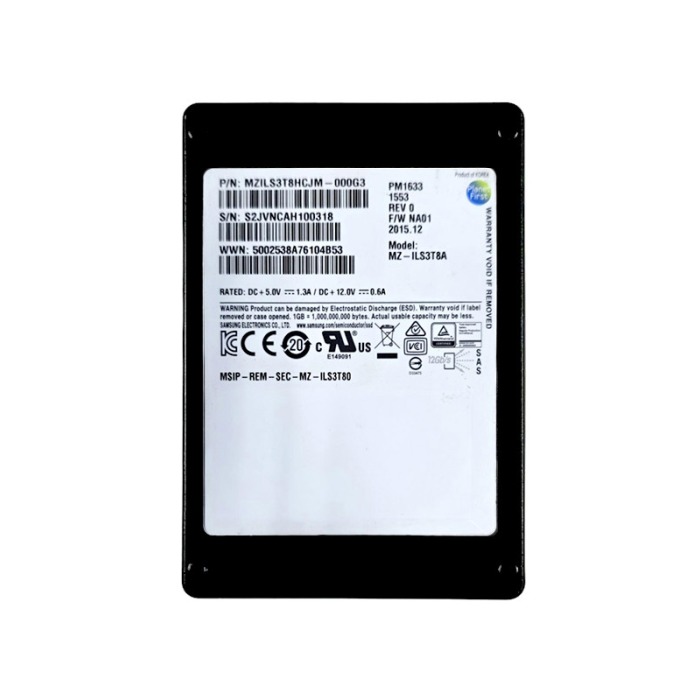 Disque dur Samsung 3.84TB SSD SAS 12G 2.5" TLC MZILS3T8HCJM-000G3