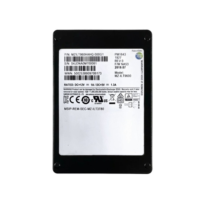 Disque dur Samsung 960GB SSD SAS 12G 2.5" TLC RI MZILT960HAHQ-000G1