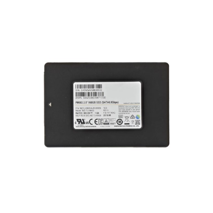Disque dur Samsung 960GB SSD SATA 6G 2.5" TLC RI MZ7LH960HAJR-00005