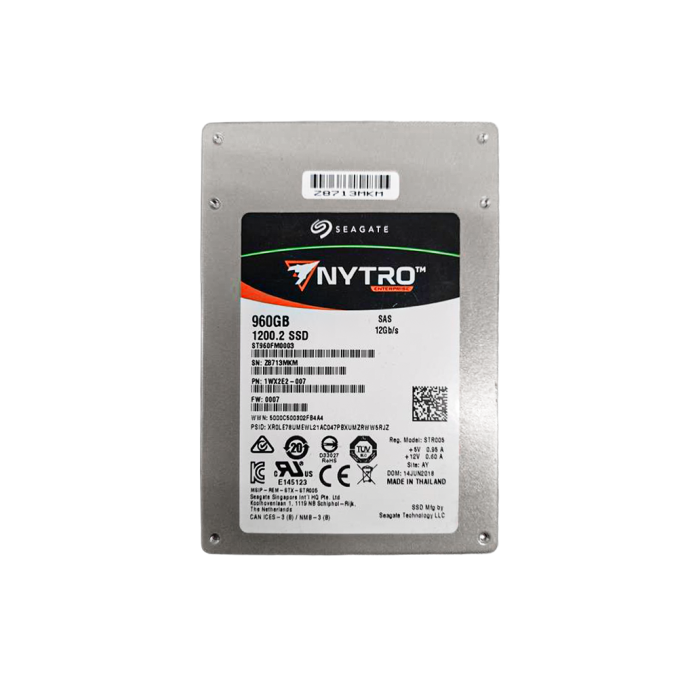 Disque dur Seagate 960GB SSD SAS 12G 2.5" MLC RI 1WX2E2-007