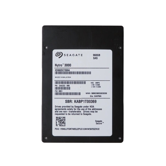 Disque dur Seagate 960GB SSD SAS 12G 2.5" TLC RI XS960SE70084