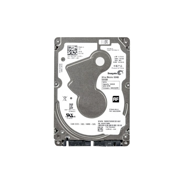 Disque dur Seagate ST500LX012 500GB 5.4K SSHD SATA 2.5" C2T96
