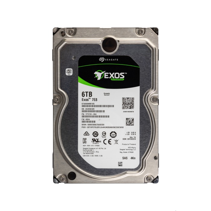 Disque dur Seagate ST6000NM0105 6TB 7.2K HDD SAS 12G 3.5" 4KN 256MB 1YY210-004