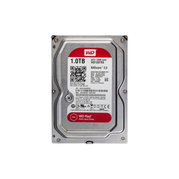 Disque dur WD 1TB 5.4K HDD SATA 6G 3.5" 64MB WD10EFRX-68FYTN0