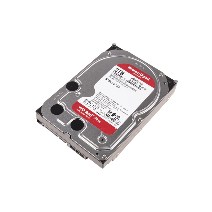 Disque dur WD Red Plus 3TB 5.4K SATA 6G 3.5" 512e 128MB WD30EFZX-68AWUN0