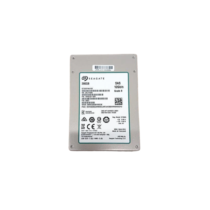 Dysk twardy Seagate 200GB SSD SAS 12G 2.5" eMLC WI 512 1XM2J2-891