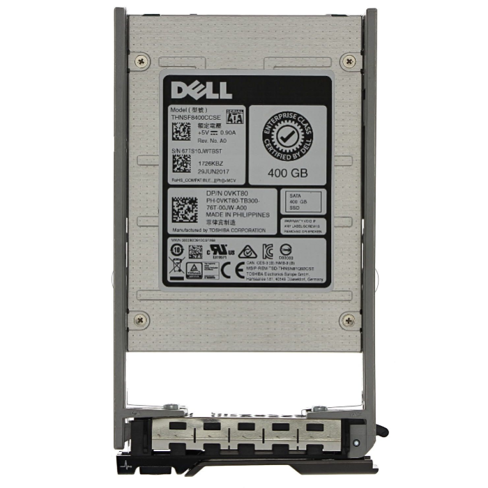 Hard drive Dell 400GB SSD SATA 6G 2.5" VKT80