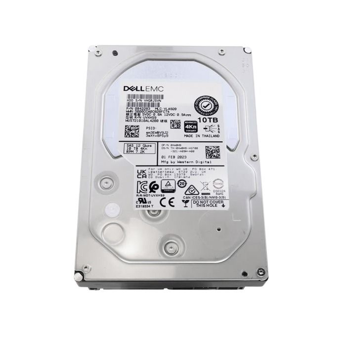 Hard drive Dell Compellent 10TB 7.2K HDD SAS 12G 3.5" HW0M9-CMP+