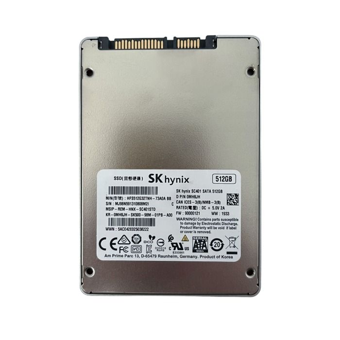Hard drive Hynix 512GB SSD SATA 6G 2.5" MLC MH8JH