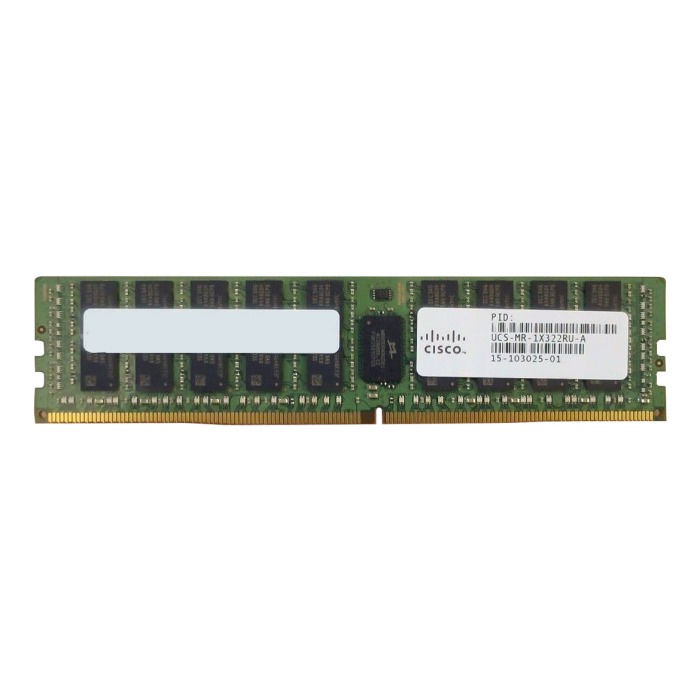 Mémoire RAM Cisco 32GB 2RPC4-17000 DDR4 RDIMM 2133MHz UCS-MR-1X322RU-A