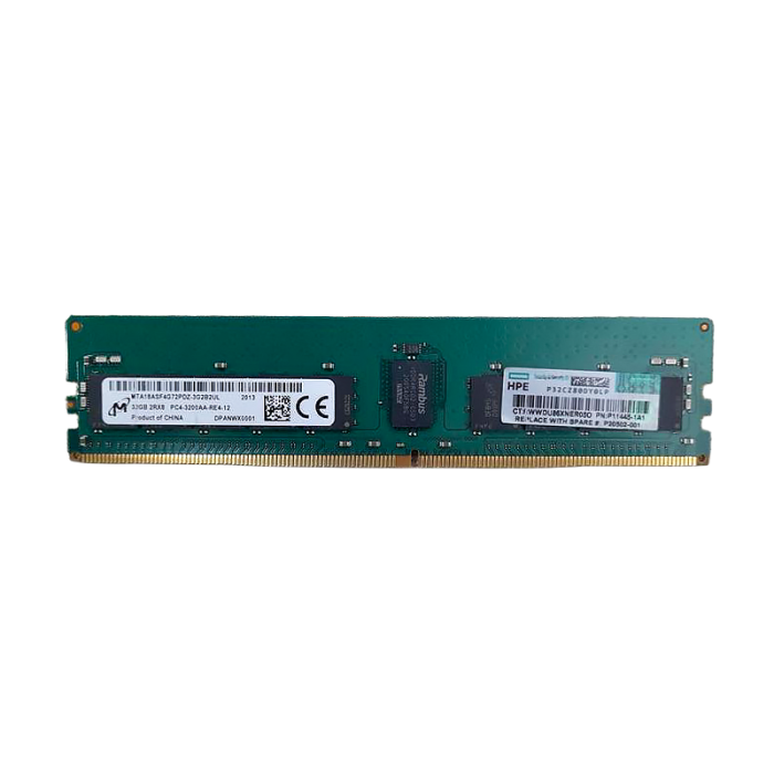 Mémoire RAM HPE 32GB 2Rx8 PC4-25600 DDR4 RDIMM ECC 3200MHz P11445-1A1