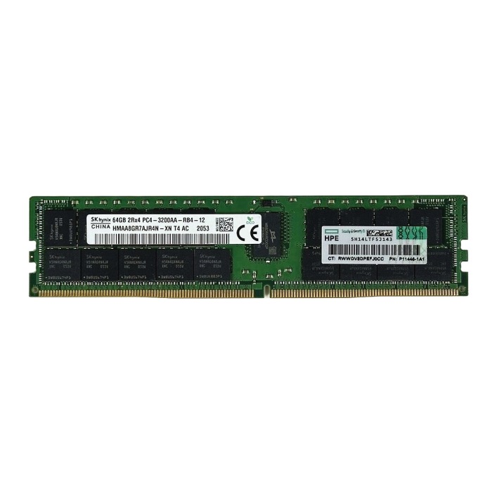 Mémoire RAM HPE 64GB 2Rx4 PC4-25600R DDR4 RDIMM ECC 3200MHz P11446-1A1