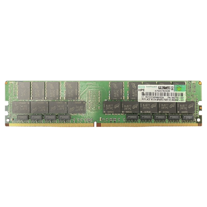 Mémoire RAM HPE 64GB 4Rx4 PC4-21300 DDR4 LRDIMM 2666MHz 840759-091