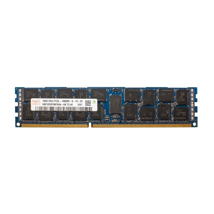 Mémoire RAM Hynix 16GB 2Rx4 PC3L-10600R DDR3 RDIMM 166MHz HMT42GR7MFR4A-H9