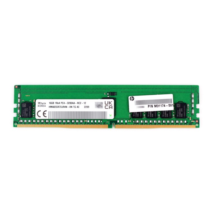Mémoire RAM Hynix 16GB 2Rx4 PC4-25600R DDR4 RDIMM 3200MHz HMA82GR7DJR4N-XN