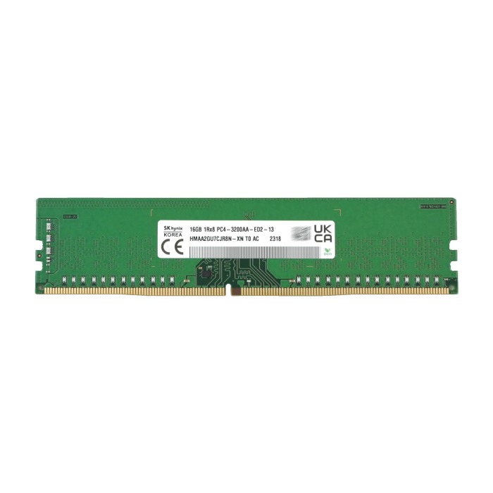 Mémoire RAM Hynix 16GB 2Rx8 PC4-25600R DDR4 UDIMM ECC 3200MHz HMAA2GU7CJR8N-XN